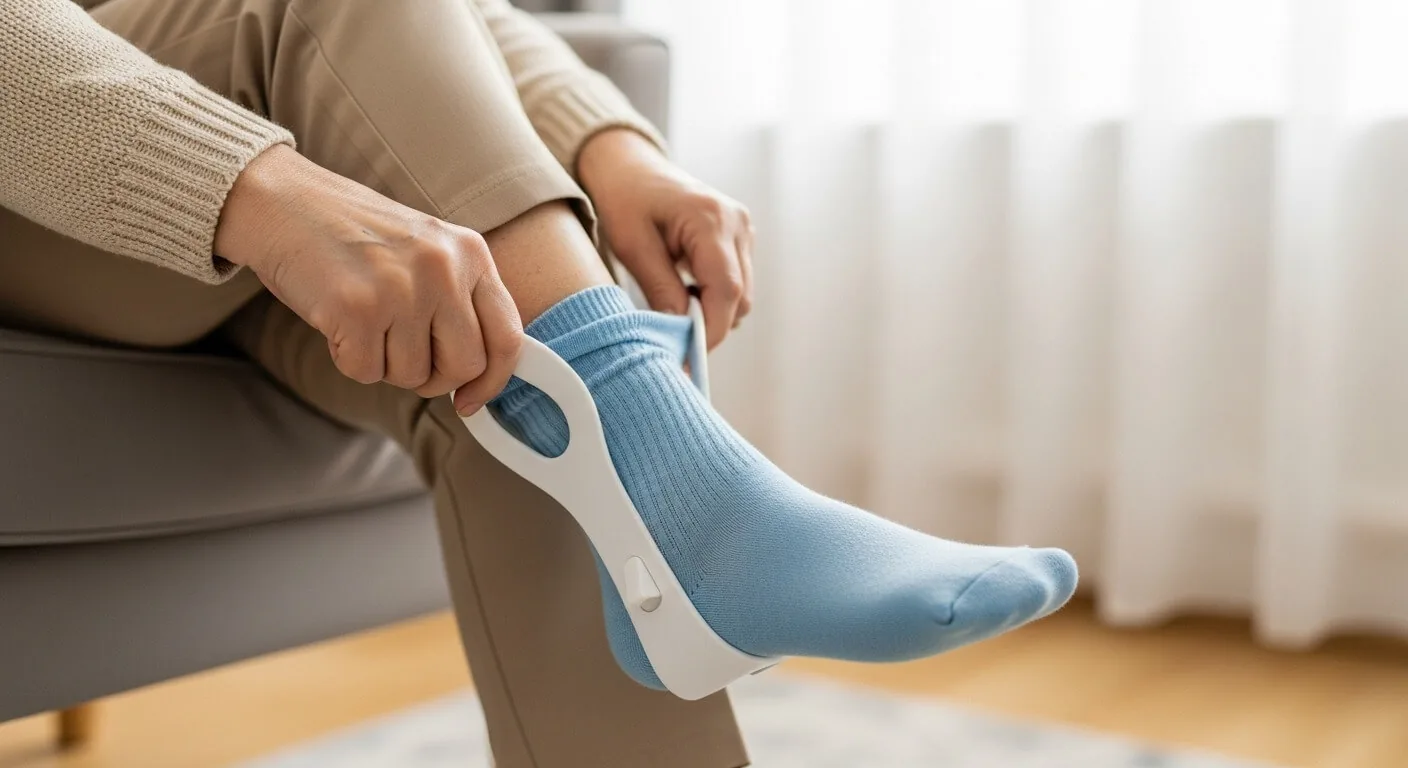 enfile chaussette
